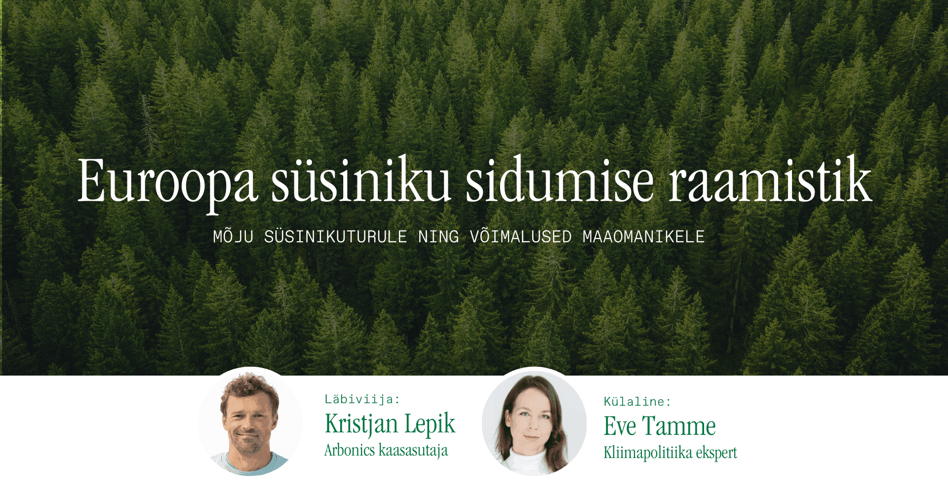 Euroopa süsiniku sidumise raamistik