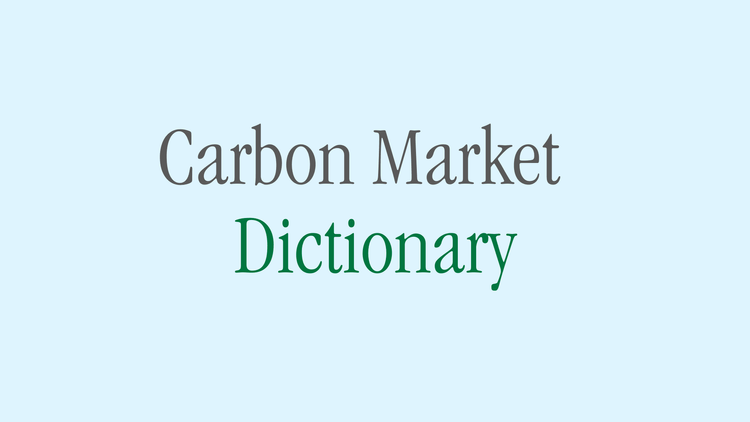 Carbon market dictionary